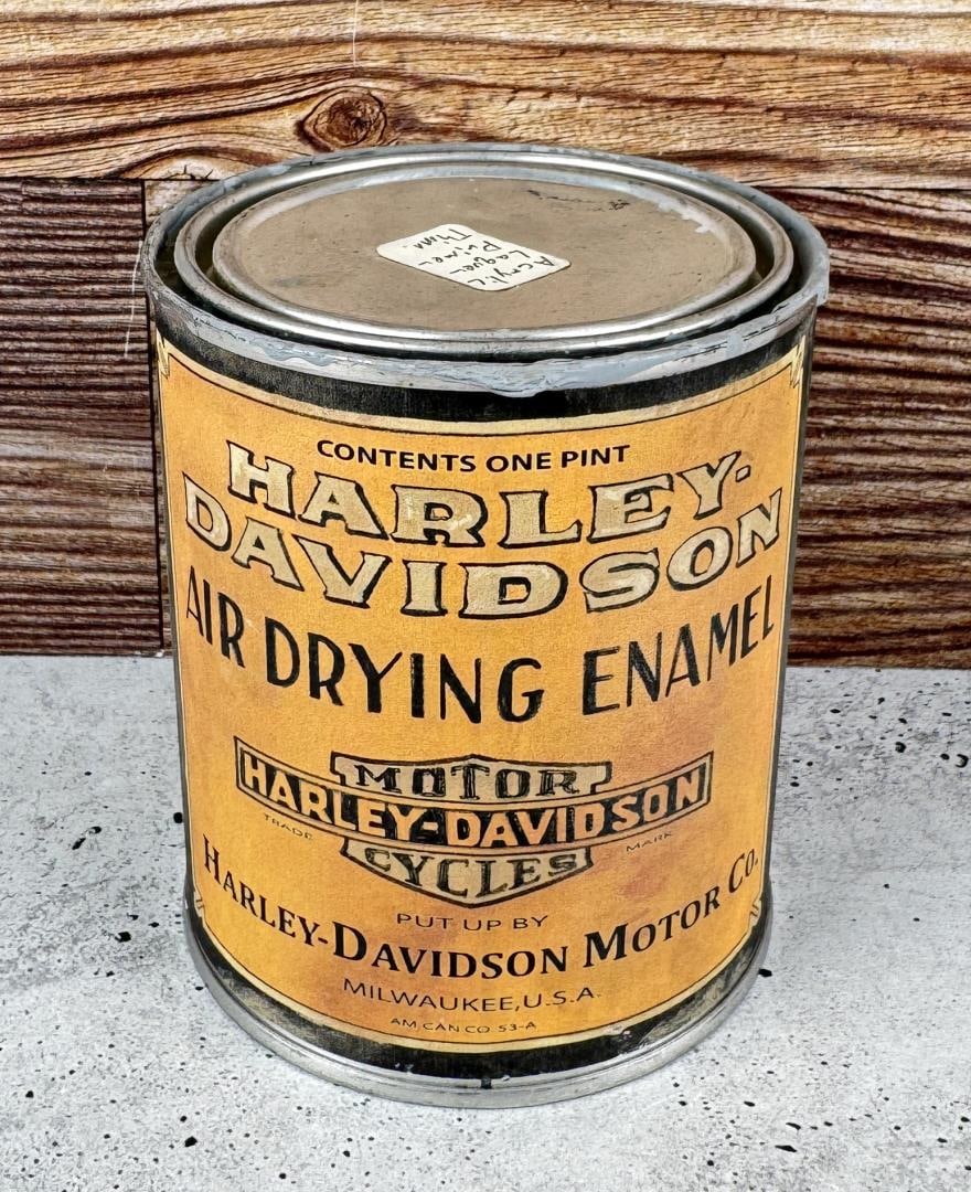 Harley Davidson Air Drying Enamel Paint Can (1 of 4)