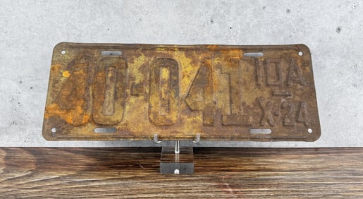 1924 Idaho License Plate