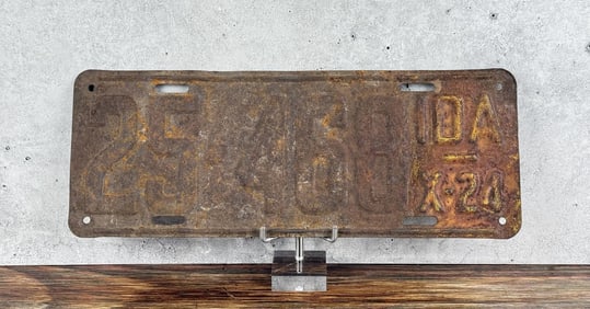 1924 Idaho License Plate