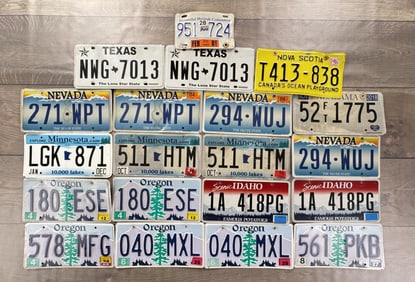 Collection of License Plates