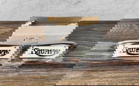 Triumph Motorcycle Tank Badges Emblems 1969-1979
