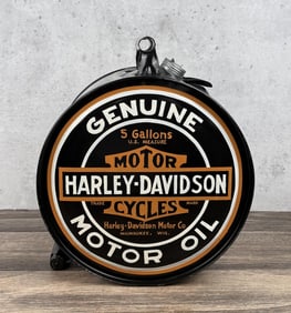 Harley Davidson Motorcycle Rocker Oil Can