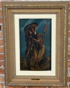 Alfred Jacob Miller Shoshone War Chief Painting