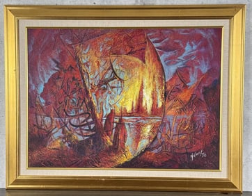 Robert Mckinney Conflict Oil Painting