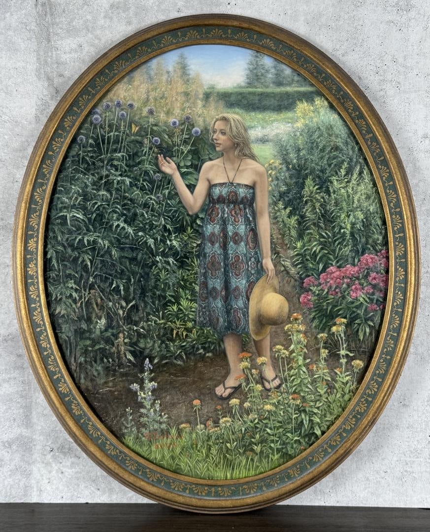 Melville Holmes Tiger Swallow Tail Oil Painting (1 of 6)