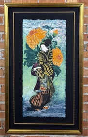 Mikulas Kravjansky Flowers of the Orient Serigraph