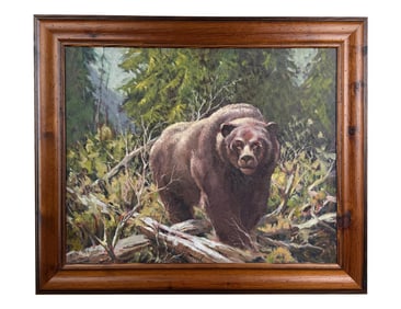 Walter Graham Grizzly Bear Painting