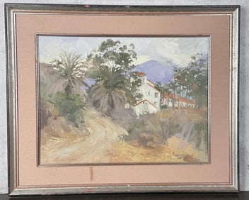 Betty Jean Billups Road to the Villa Oil Painting