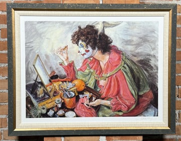 Sheldon Schoneberg Le Maquillage Clown Print