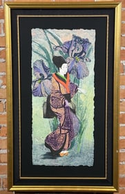 Mikulas Kravjansky Flowers of the Orient Serigraph