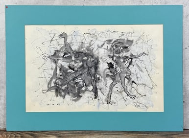 David Radinsky Gouache Painting