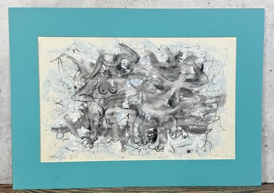 David Radinsky Gouache Painting