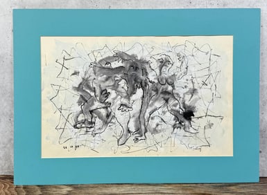 David Radinsky Gouache Painting