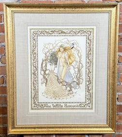 Christy Ann Hensler The White Peacock Painting