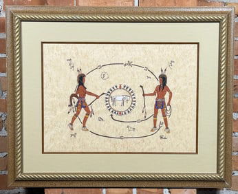 Jean Bales Horse Stick Dancers Painting