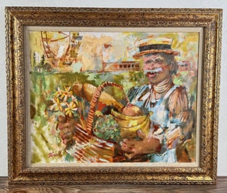 John Thamm The Delivery Boy Oil Painting