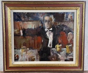 John Thamm The Gambler Oil Painting