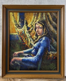 Robert McKinney Divorce Oil Painting