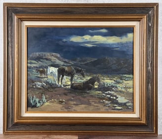Yvonne Johnson Wild Horses Painting