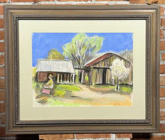William Thomas Lumpkins New Mexico Pastel Drawing