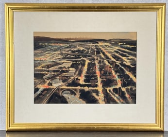 Bill James Spokane Washington Watercolor Painting