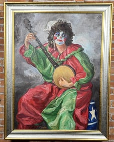 Sheldon Schoneberg Clown Oil Painting