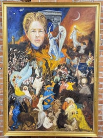 Sheldon Schoneberg The Crusades Oil Painting