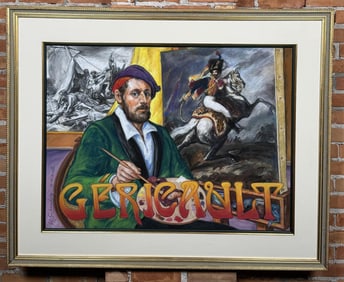 Sheldon Schoneberg Gericault Pastel Drawing