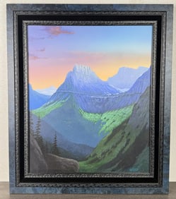 Sheldon van Etten Glacier Park Painting