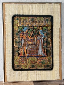 Egyptian Painting on Papyrus