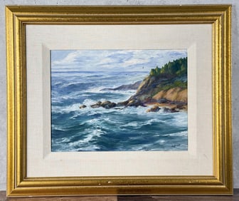 Shirley Hackett Oregon Coast Oil Painting