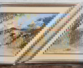 Betty Jean Billups Basilica de Coyotepec Painting