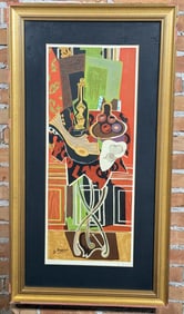 Georges Braque The Red Pedestal Table Lithograph