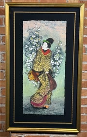 Mikulas Kravjansky Flowers of the Orient Serigraph