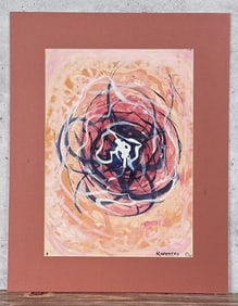 David Radinsky Gouache Painting