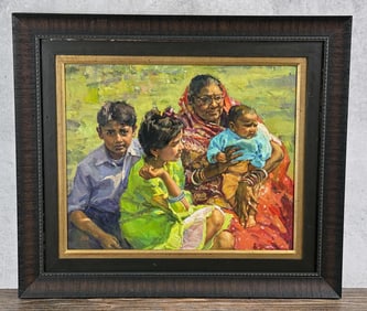 Delbert Gish The Matriarch Oil Painting