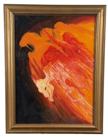 John Jones Oil on Canvas Indian Painting