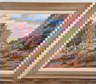 J Waid Griffin The Herder Oil Painting