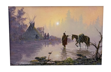 Frank Magsino The Provider Oil Painting