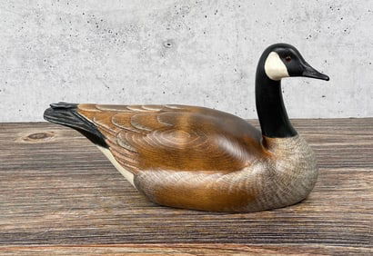 Big Sky Carvers Montana Wood Goose Decoy