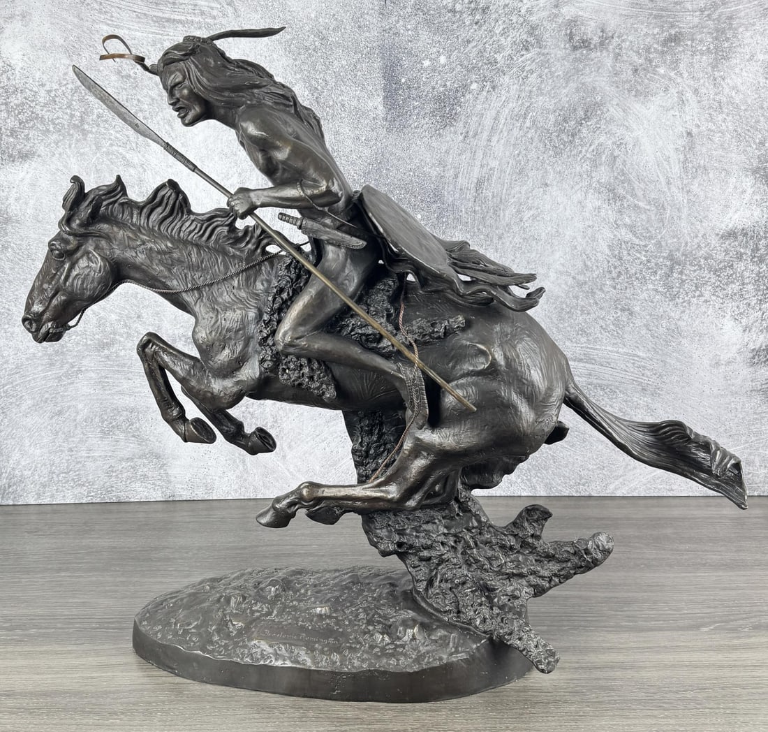 Frederic Remington The Cheyenne Bronze (1 of 10)