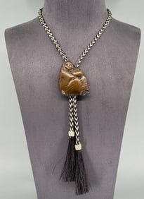 Doug Hyde 2014 Prix de West Bronze Bolo Tie