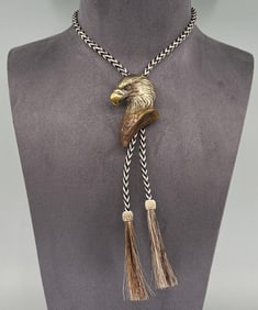 Kent Ullberg 1999 Prix de West Bronze Bolo Tie