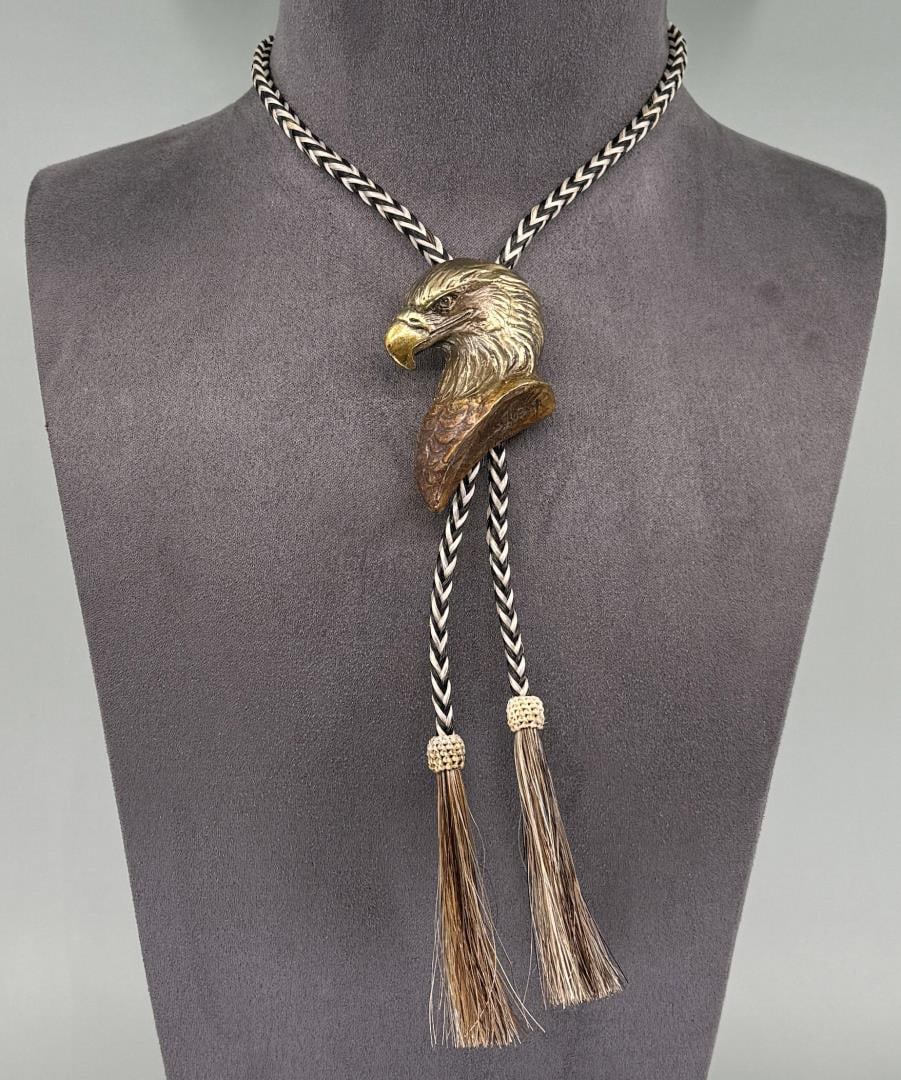 Kent Ullberg 1999 Prix de West Bronze Bolo Tie (1 of 4)
