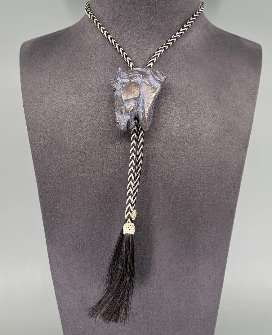 William Reese 2002 Prix de West Bronze Bolo Tie (1 of 5)
