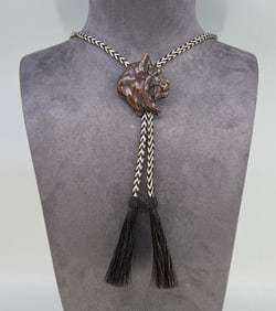 Kenneth Bunn 2001 Prix de West Bronze Bolo Tie