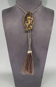 Gerald Balciar 1996 Prix de West Bronze Bolo Tie