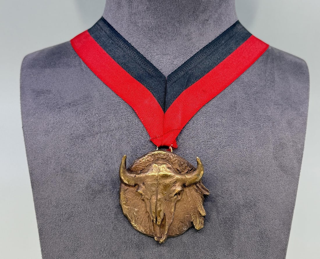 Edward Fraughton 1990 Prix de West Bronze Medal: 17 3/4" long overall.