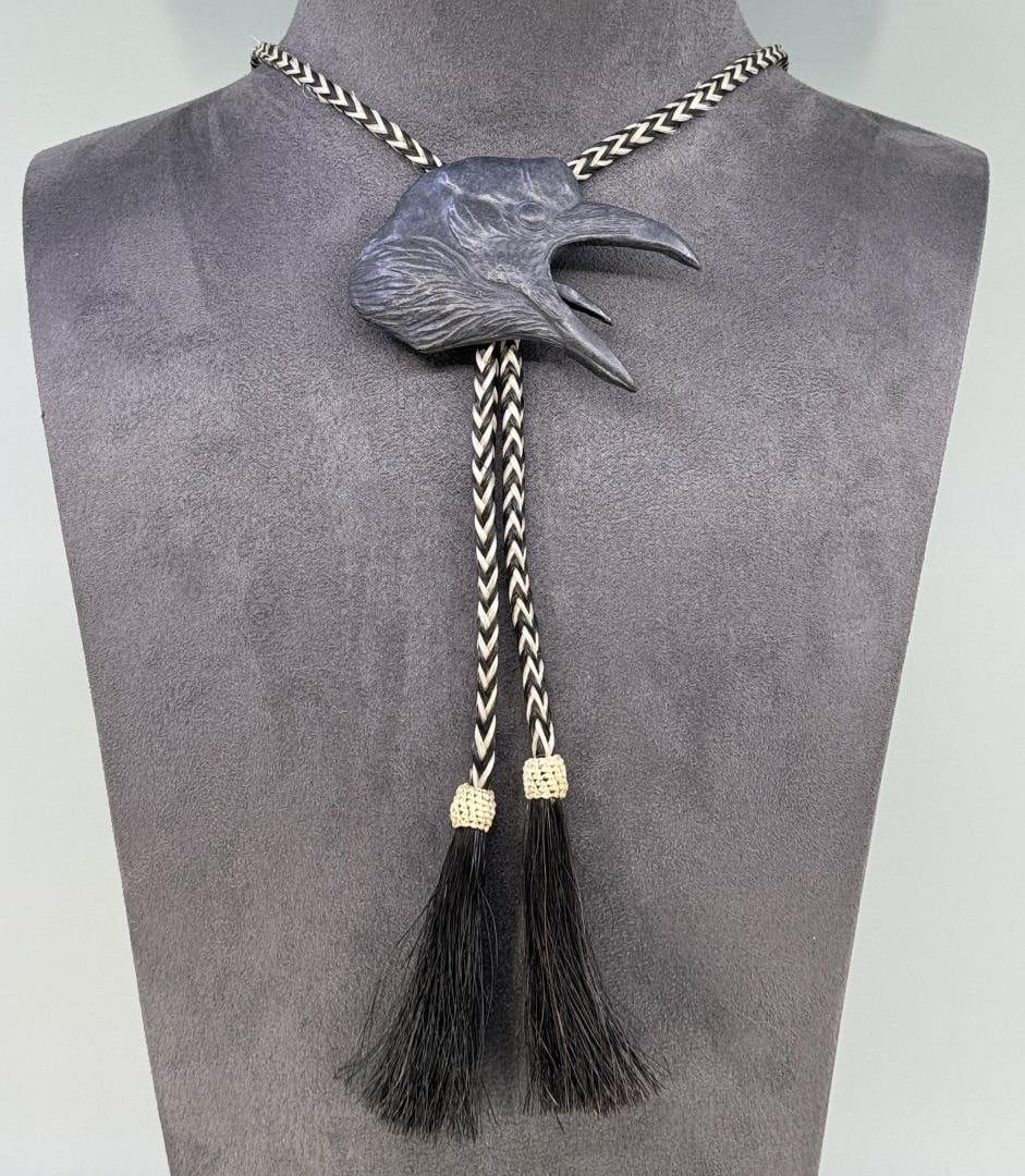 Tony Angell 2004 Prix de West Bronze Bolo Tie (1 of 4)