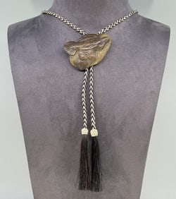 Walter Matia 2009 Prix de West Bronze Bolo Tie